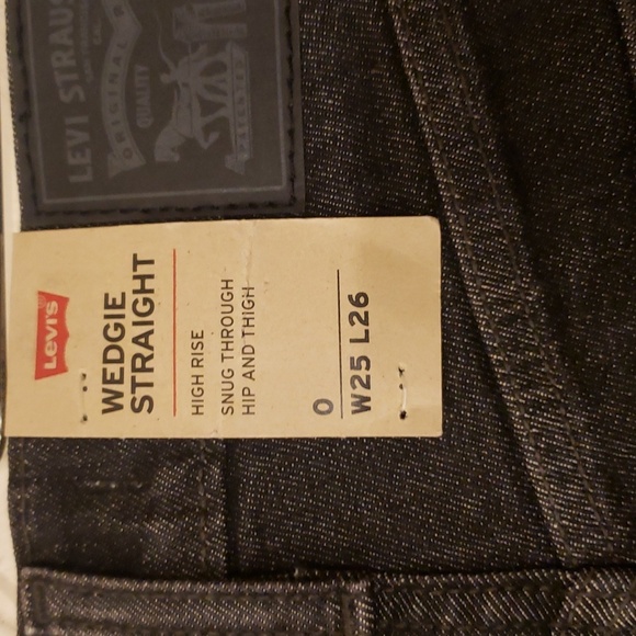 WEDGIE STRAIGHT FIT WOMEN'S JEANS BLACK WASH - Picture 8 of 11